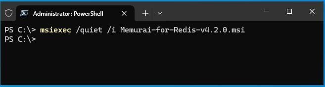 Memurai CLI installation