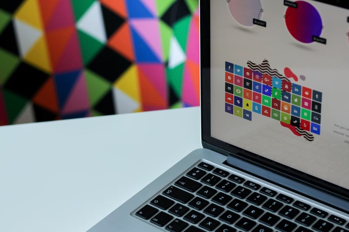 Social network application hero illustration