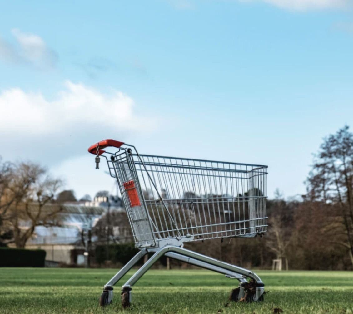 Shopping Cart application illustration showing Node.js and Redis integration
