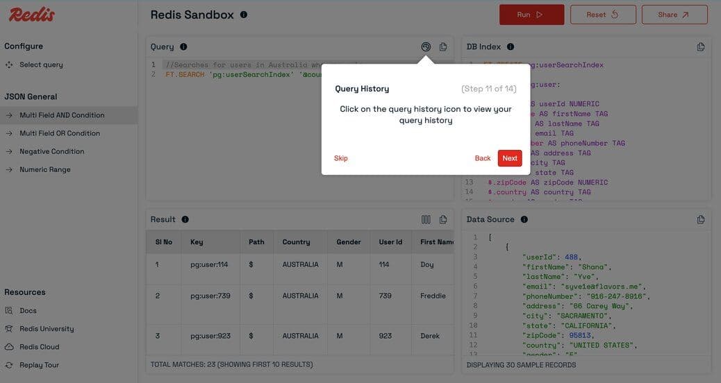 Use Redis with no setup required with Redis Sandbox