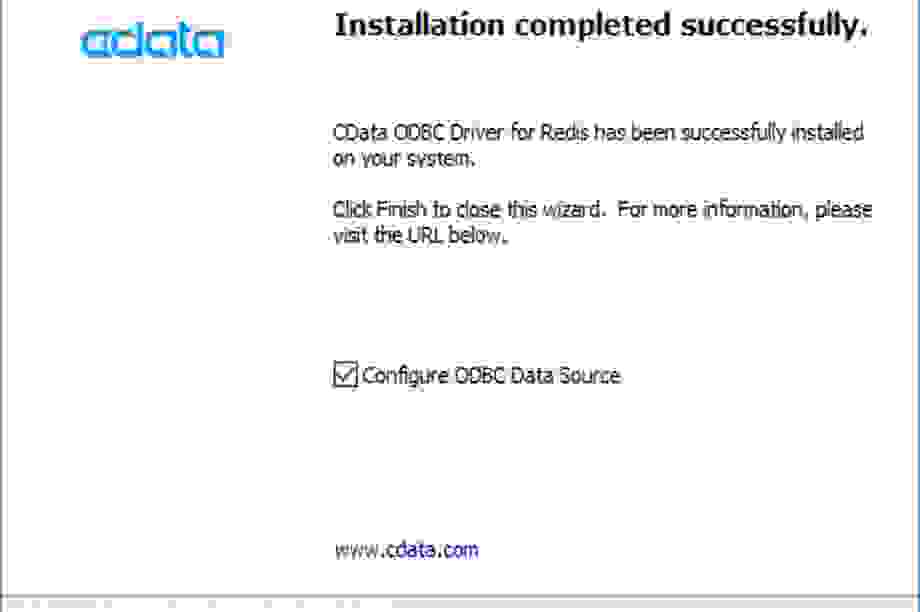 Running Redis on Windows with CDATA ODBC drive