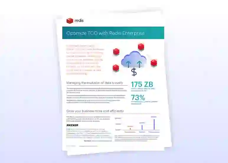 Redis Datasheet | Optimize TCO with Redis Enterprise