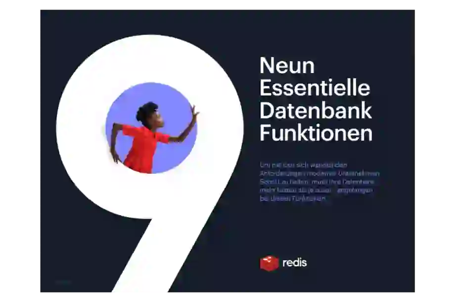 Redis E-Book | 9 Essentielle Datenbank Funktionen - German