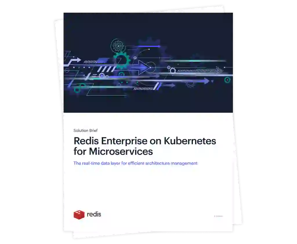 Redis Enterprise on Kubernetes and Microservices